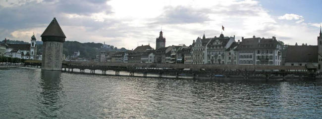 Le pont couvert de Lucerne