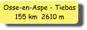 Osse-en-Aspe - Tiebas 155 km  2610 m