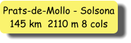 Prats-de-Mollo - Solsona 145 km  2110 m 8 cols