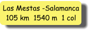 Las Mestas -Salamanca 105 km  1540 m  1 col