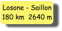 Losone - Saillon 180 km  2640 m