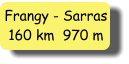 Frangy - Sarras 160 km  970 m